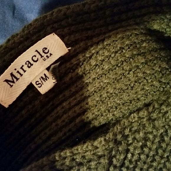 Ooh la luxe alex open back sweater olive green - Picture 4 of 6